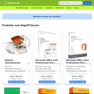 Screenshot oerum.de