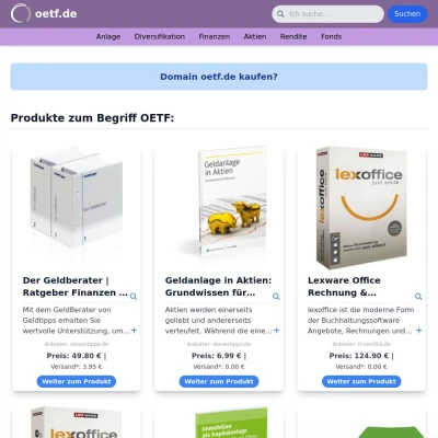 Screenshot oetf.de