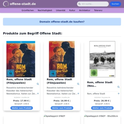 Screenshot offene-stadt.de