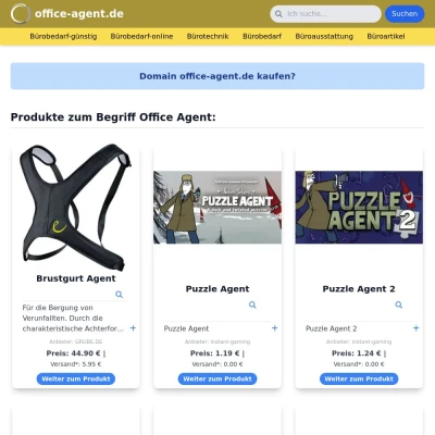 Screenshot office-agent.de