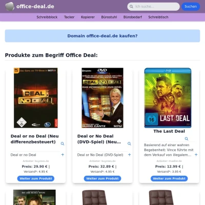 Screenshot office-deal.de