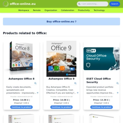 Screenshot office-online.eu