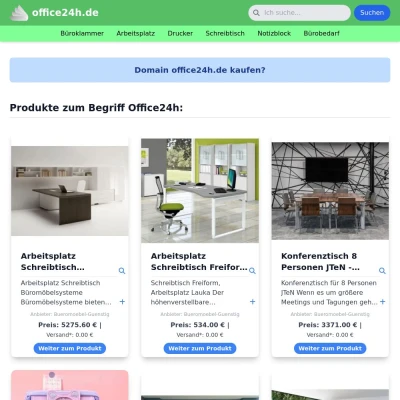 Screenshot office24h.de