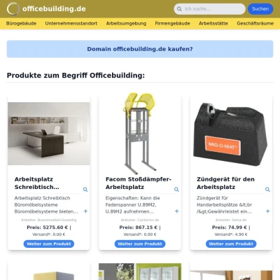 Screenshot officebuilding.de