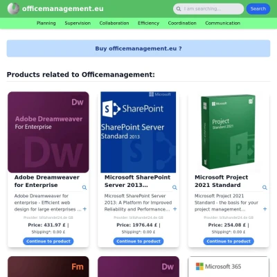 Screenshot officemanagement.eu