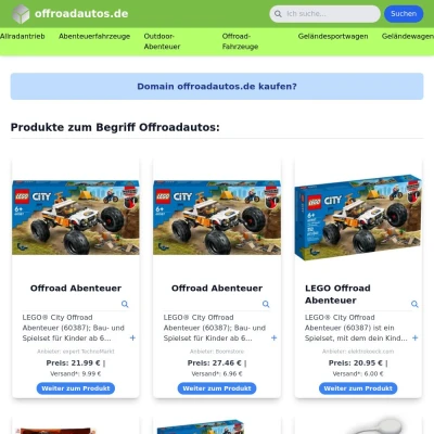 Screenshot offroadautos.de