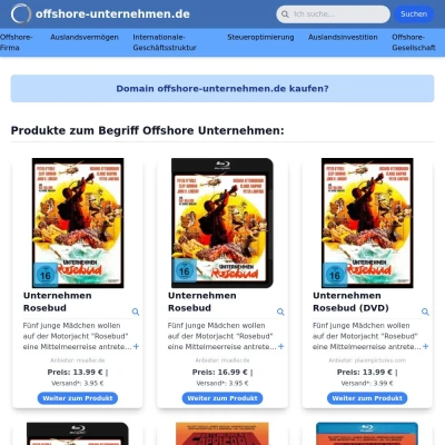 Screenshot offshore-unternehmen.de