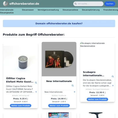 Screenshot offshoreberater.de