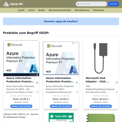 Screenshot ogsp.de