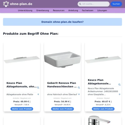 Screenshot ohne-plan.de