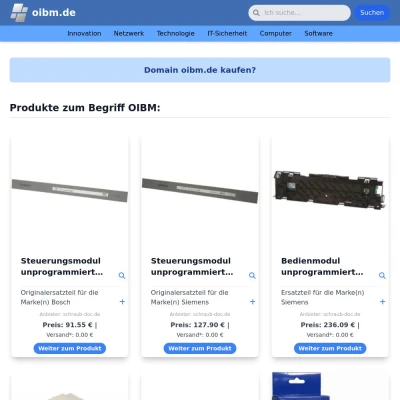 Screenshot oibm.de