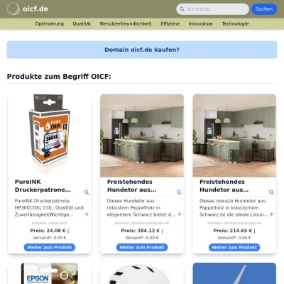 Screenshot oicf.de