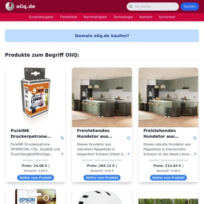 Screenshot oiiq.de