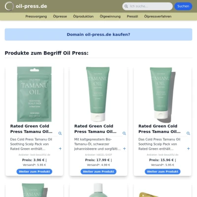 Screenshot oil-press.de