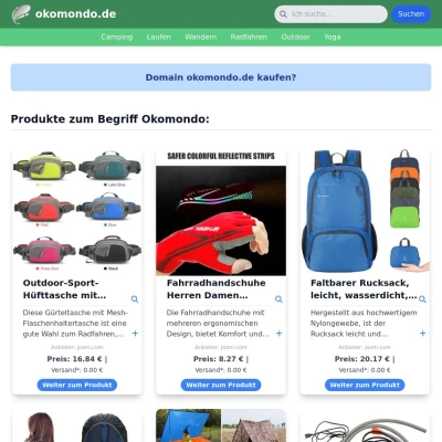 Screenshot okomondo.de