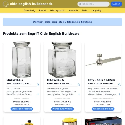 Screenshot olde-english-bulldozer.de