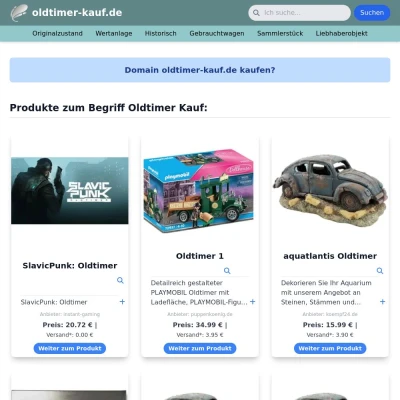 Screenshot oldtimer-kauf.de