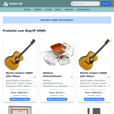 Screenshot omjm.de