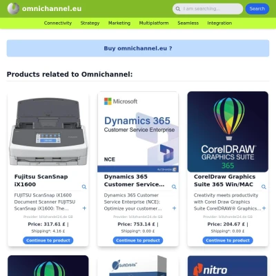 Screenshot omnichannel.eu