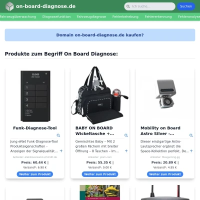 Screenshot on-board-diagnose.de