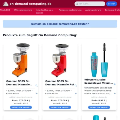 Screenshot on-demand-computing.de