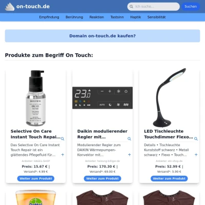 Screenshot on-touch.de