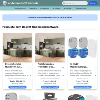 Screenshot ondemandsoftware.de