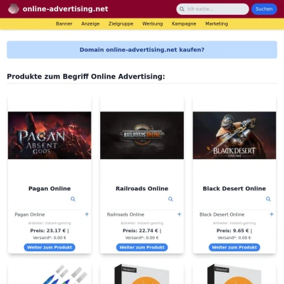 Screenshot online-advertising.net