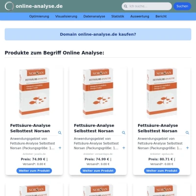 Screenshot online-analyse.de