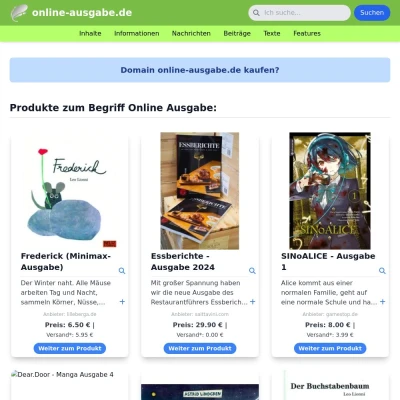 Screenshot online-ausgabe.de