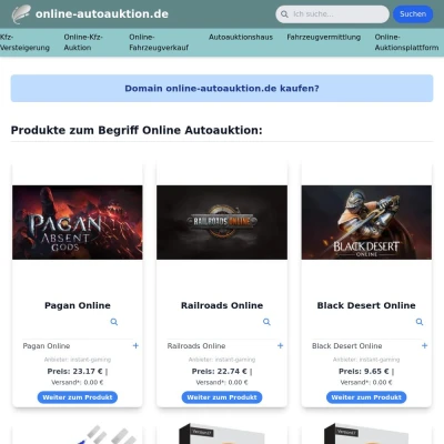 Screenshot online-autoauktion.de