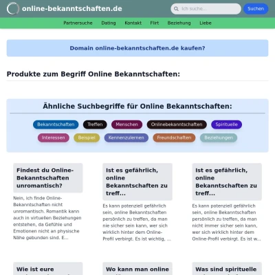 Screenshot online-bekanntschaften.de