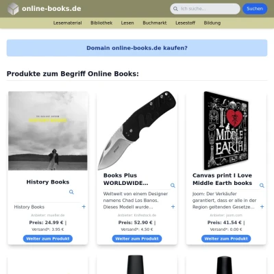 Screenshot online-books.de