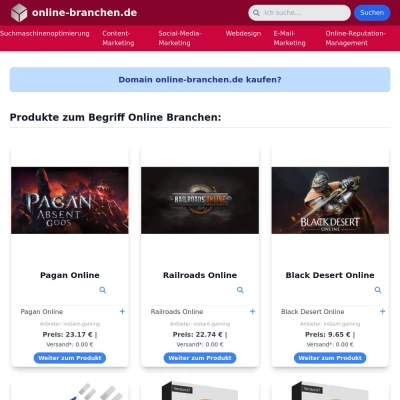 Screenshot online-branchen.de