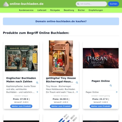 Screenshot online-buchladen.de