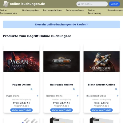 Screenshot online-buchungen.de