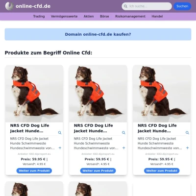 Screenshot online-cfd.de