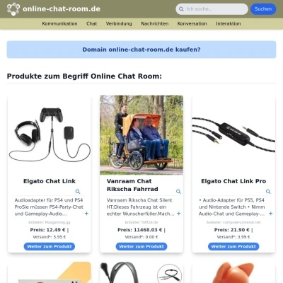 Screenshot online-chat-room.de