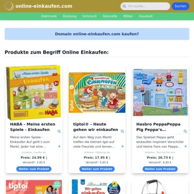 Screenshot online-einkaufen.com