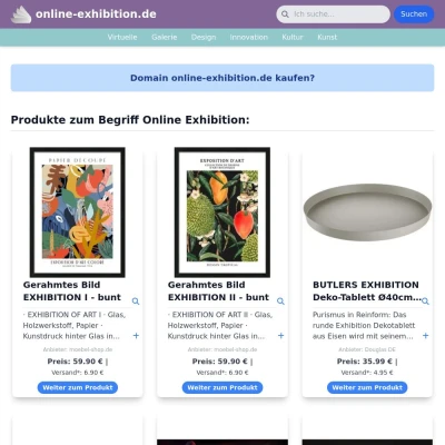 Screenshot online-exhibition.de