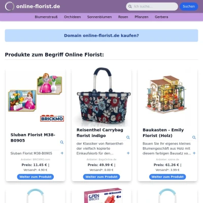 Screenshot online-florist.de