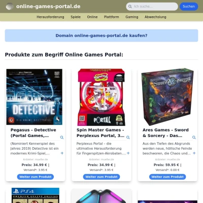 Screenshot online-games-portal.de