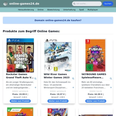 Screenshot online-games24.de