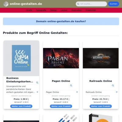 Screenshot online-gestalten.de