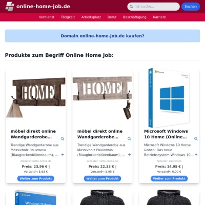 Screenshot online-home-job.de