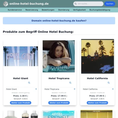 Screenshot online-hotel-buchung.de