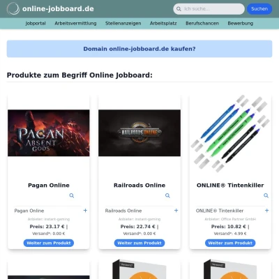 Screenshot online-jobboard.de