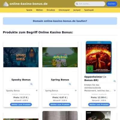 Screenshot online-kasino-bonus.de