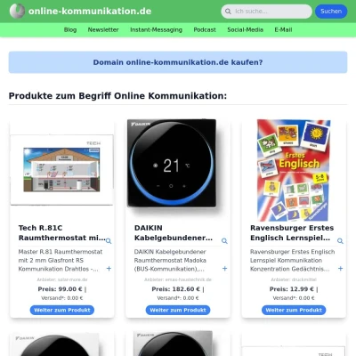 Screenshot online-kommunikation.de