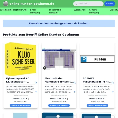 Screenshot online-kunden-gewinnen.de